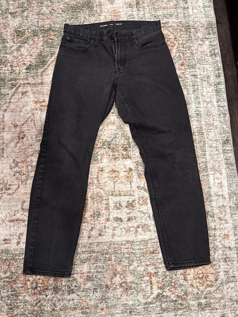 Old Navy Men's Black Slim Straight Jeans